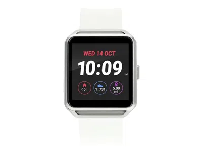 Pre-owned Timex Iconnect Tw5m31400 Watch In Stainless Steel In Silver