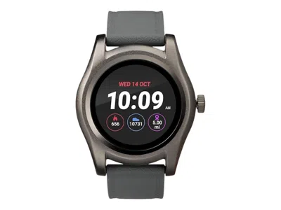 Pre-owned Timex Iconnect Tw5m31600 Watch In Stainless Steel In Silver