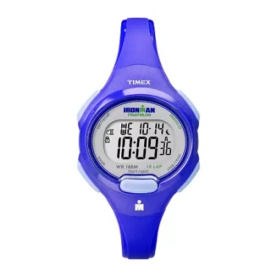 Timex Ironman Womens 10-lap Blue Strap Watch