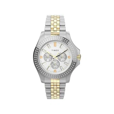 Timex Kaia Multifunction 40mm Ladies Watch In Metallic