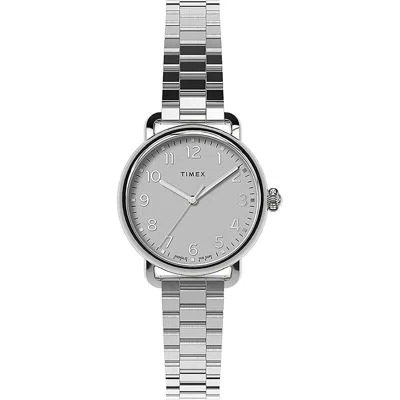 Timex Ladies' Watch  Tw2u13700 ( 34 Mm) Gbby2 In Metallic