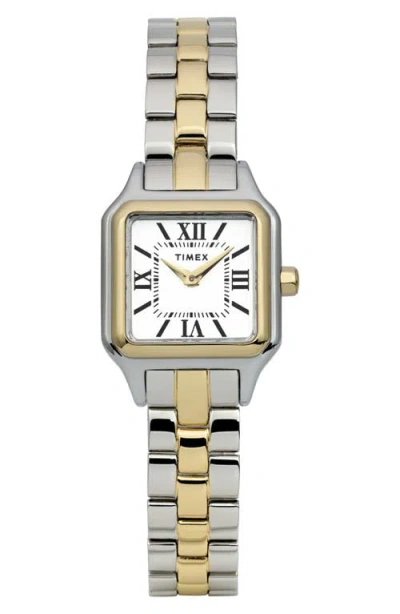 Timex ® Legacy Addison Two-tone Bracelet Watch, 23mm In Metallic