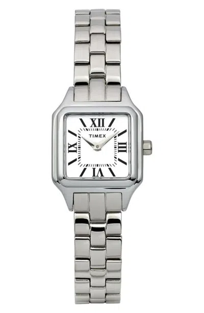 Timex ® Legacy Addison Two-tone Bracelet Watch, 23mm In Silver-tone