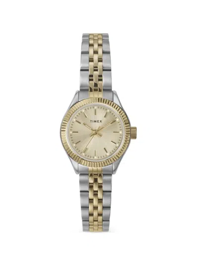 Timex Legacy Fluted Bezel 25mm Watch In Multi