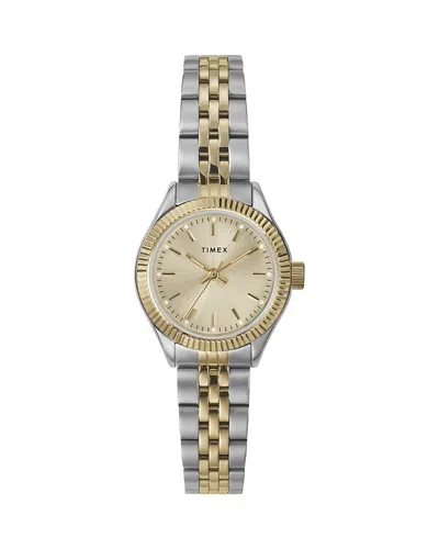 Timex Legacy Mini Stainless Steel Bracelet Watch, 25mm In Gold