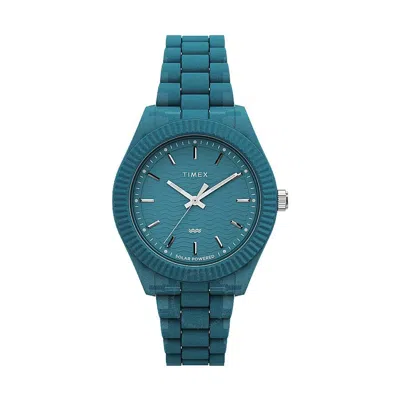 Timex Legacy Ocean Solar Powered Blue Dial Ladies Watch Tw2w56400