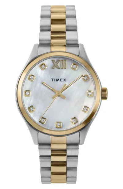 Timex ® Legacy Two-tone Bracelet Watch, 34mm