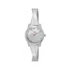 Timex Main Street Fashion Stretch Bangles Watch In Metallic