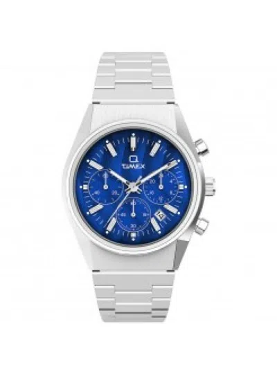 Timex Man  Q Falcon Eye Tw2w33700d7 In Blue