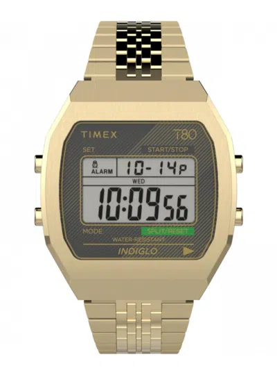 Timex Man  T80 Tw2v74300u8 In Gold