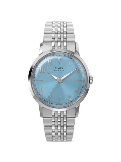 Timex Marlin® 34mm Watch In Metallic