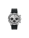Timex Men's Marlin Stainless Steel & Leather Chronograph Watch/40mm In Silver