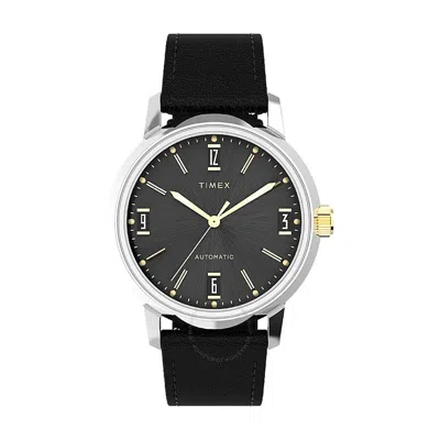 Timex Marlin Automatic Black Dial Men's Watch Tw2w33900