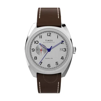 TIMEX TIMEX MARLIN AUTOMATIC SILVER DIAL MEN'S WATCH TW2V62000
