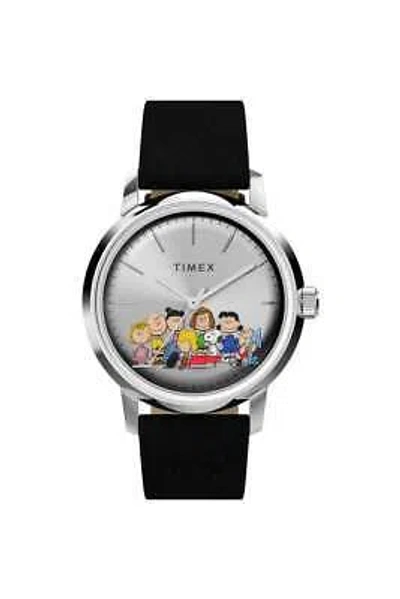 Pre-owned Timex Marlin Automatic X Peanuts Gang's All Here 40mm Watch Tw2w19000