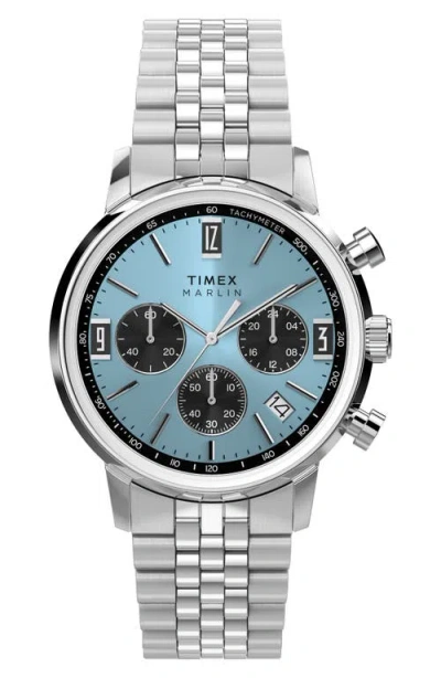 Timex ® Marlin® Chronograph Bracelet Watch, 40mm In Pattern