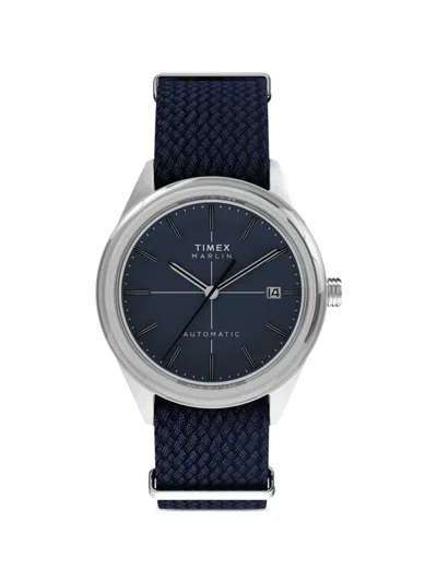 Timex Marlin Jet 38mm Watch In Blue