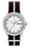 Timex ® Marlin® Jet Webbing Strap Watch, 38mm In Metallic
