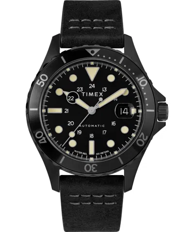 Timex Men's 41mm Automatic Watch In Black