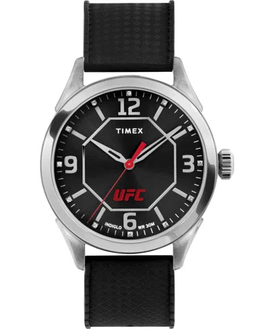 Timex Men's 42mm Silicone Watch Tw2v56100 In Black