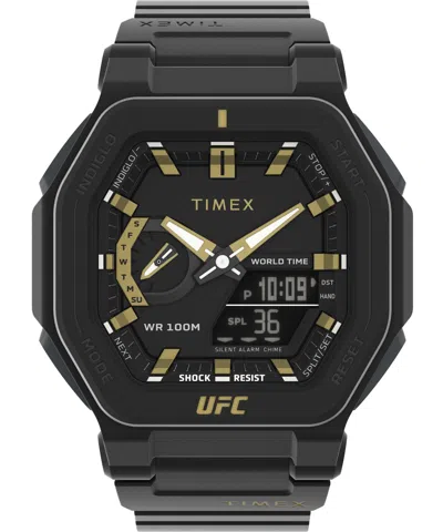Timex Men's 45mm Resin Watch Tw2v55300 In Black