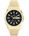 Timex Q Falcon Eye Chronograph 40mm In Gold Tone