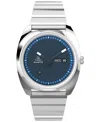 Timex Men's Analog Silver-tone Stainless Steel Watch, 37mm In Silver Tone