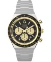 Timex Q Diver Inspired Chronograph 41mm In Two-tone