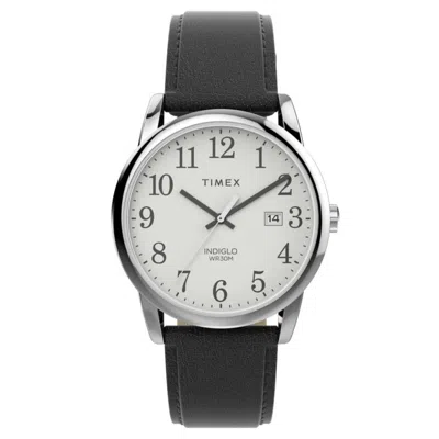 Timex Men's Classic White Dial Watch In Black