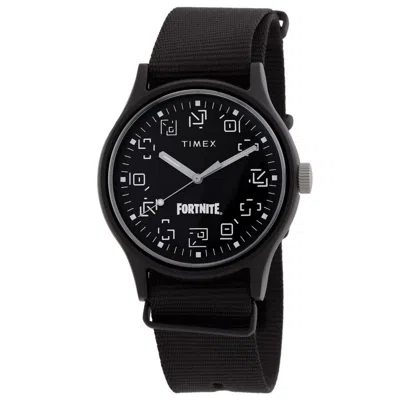 Timex Men's Fortnite Black Dial Watch
