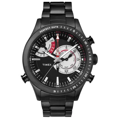 TIMEX MEN'S INTELLIGENT BLACK DIAL WATCH