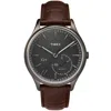 Timex Men's Iq+ Grey Dial Watch In Grey