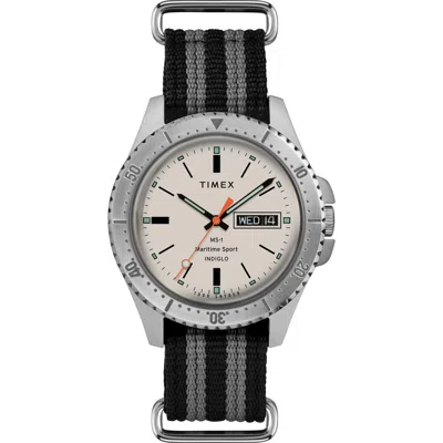 Timex Men's Lab Collab 41mm Quartz Watch In Black