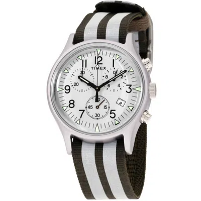 TIMEX MEN'S MK1 SILVER DIAL WATCH