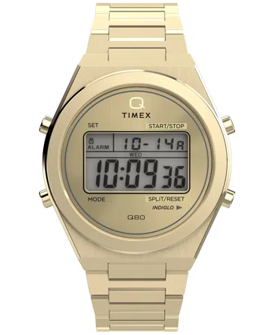 Timex Men's Quartz Digital Gold-tone Stainless Steel Watch, 39mm