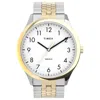 Timex Men's Readers White Dial Watch In Gold
