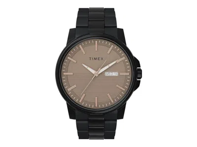 Pre-owned Timex Men's  Classics Tw2v21000 Watch In Stainless Steel In Silver