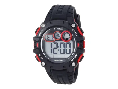 Pre-owned Timex Men's  Digital Tw5m27000 Watch In Resin In Brown