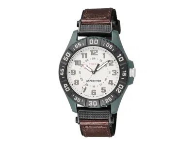 Pre-owned Timex Men's  Expedition Acadia Tw4b26500 Watch In Resin In Brown