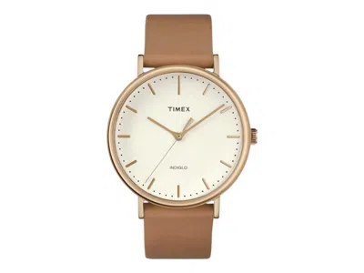 Pre-owned Timex Men's  Fairfield Tw2r26200 Watch In Stainless Steel In Silver