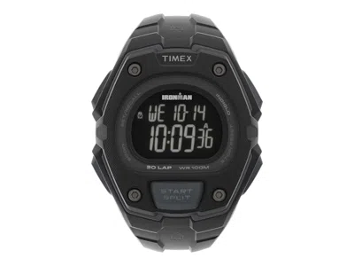 Pre-owned Timex Men's  Ironman Tw5m48600 Watch In Resin In Brown