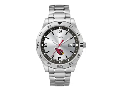 Pre-owned Timex Men's  Nfl Arizona Cardinals Twzfcrdml Watch In Brass In Gold