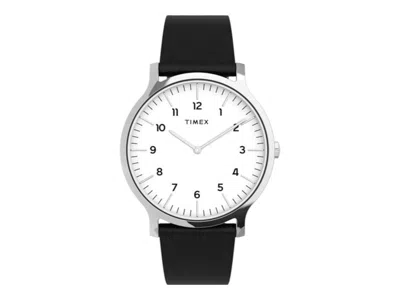 Pre-owned Timex Men's  Norway Gallery Tw2t66300 Watch In Stainless Steel In Silver