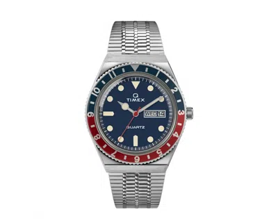 Pre-owned Timex Men's  Q Reissue Tw2t80700zv Watch In Stainless Steel