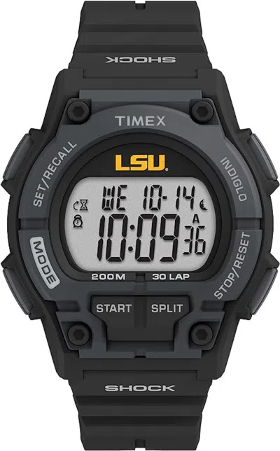 Pre-owned Timex Men's  Tribute Collegiate Ncaa Twzulsums Watch In Resin In Brown
