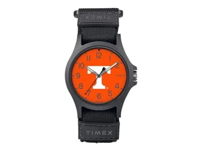 Pre-owned Timex Men's  Tribute Collegiate Ncaa Twzutenma Watch In Resin In Brown