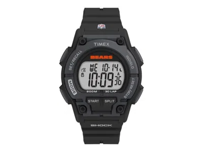 Pre-owned Timex Men's  Tribute Nfl Chicago Bears Twzfbeams Watch In Resin In Brown