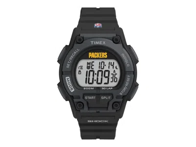 Pre-owned Timex Men's  Tribute Nfl Twzfpacms Watch In Resin In Brown