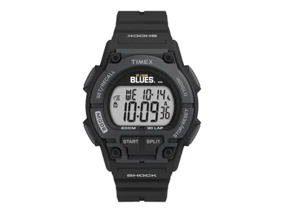 Pre-owned Timex Men's  Tribute Nhl Twzhblums Watch In Resin In Brown