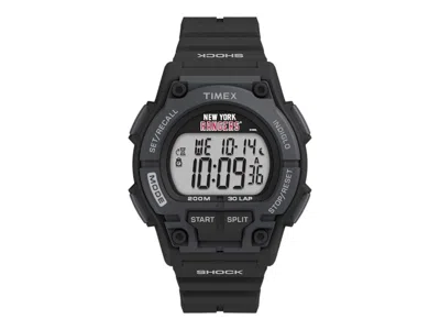 Pre-owned Timex Men's  Tribute Nhl Twzhranms Watch In Resin In Brown